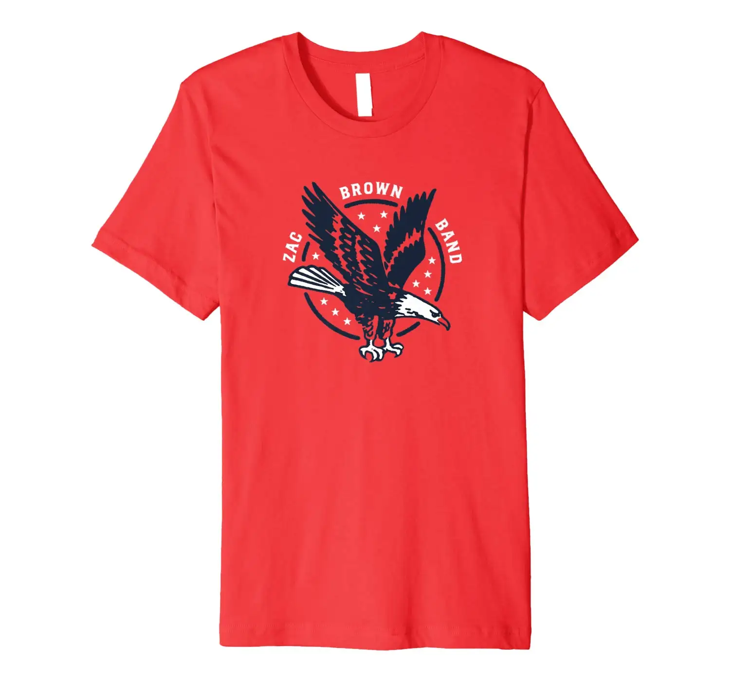 

2019 Fashion Men T shirt Zac Brown Band Veterans Day Flying Eagle T shirt