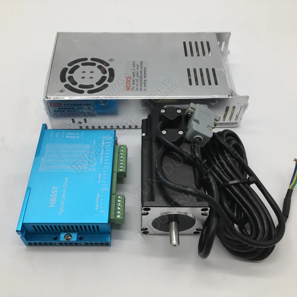 4 комплекта шаговый двигатель Nema34 12 нм 86 мм AC DSP с замкнутым циклом + драйвер