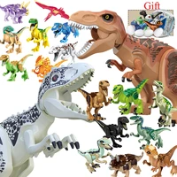 lockings jurassic dinosaurs world park dinosaur raptor protection zone building blocks set kids toy animals