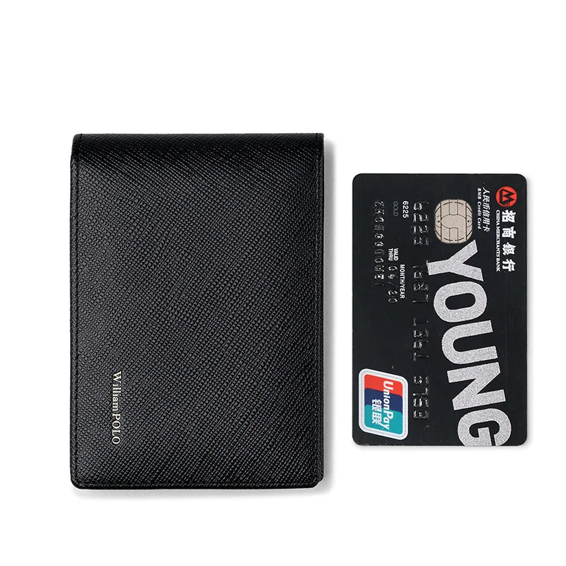Мужской кошелек новый 100% воловья кожа держатель для карт простой RFid банковских