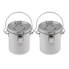 2 упаковки, переносная живопись художника, щетка, моющее ведро, моющее перо, горшок из нержавеющей стали, акварель масляная краска, щетка, мойка, арт Suppli