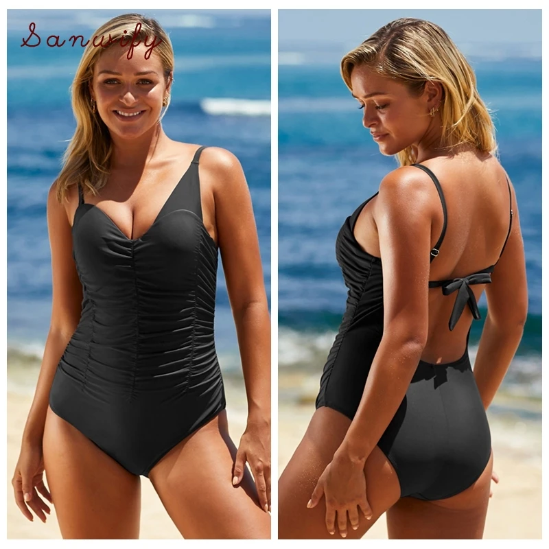Summer New Hot Models Sexy Backless Swimsuit Personality Halterneck One-piece |