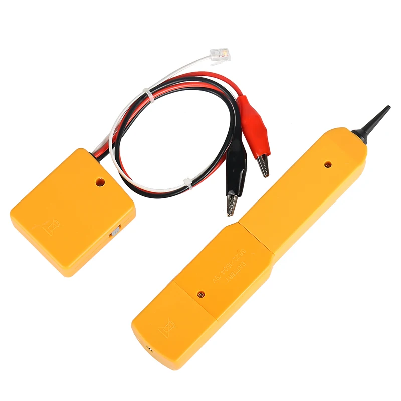 

RJ11 Network Cable Tester Short Circuit Test Alligator Clip Tracker Finder Telephone Cable Tester