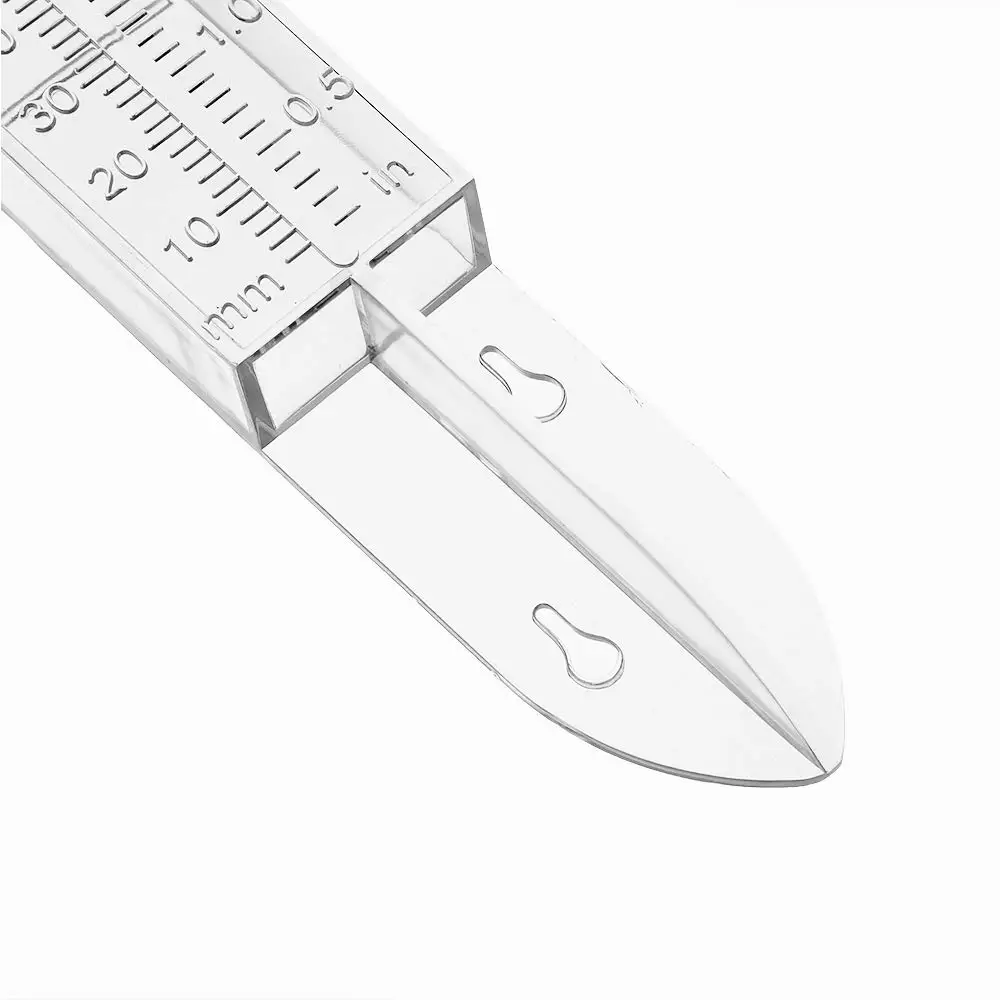 

High Plastic Rain Gauge Clear Rain Water Meter Measuring Device for Garden Lawn UEJ