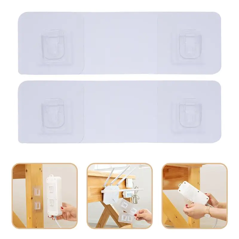 

40pcs Nail Free Stickers Storage Rack Wall Stickers Wall Self-adhesive Buckles