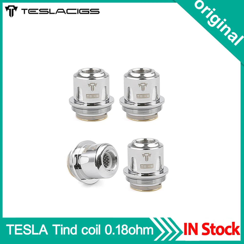 4 шт./упак. оригинальная замена Telsa Tind катушка TS-X3 0.18ohm сетка ядро головка