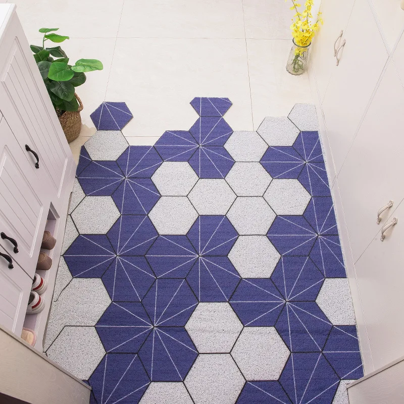 ковер floor mat коврик в Противоскользящий ПВХ Шелковый дверной с петлей для двери