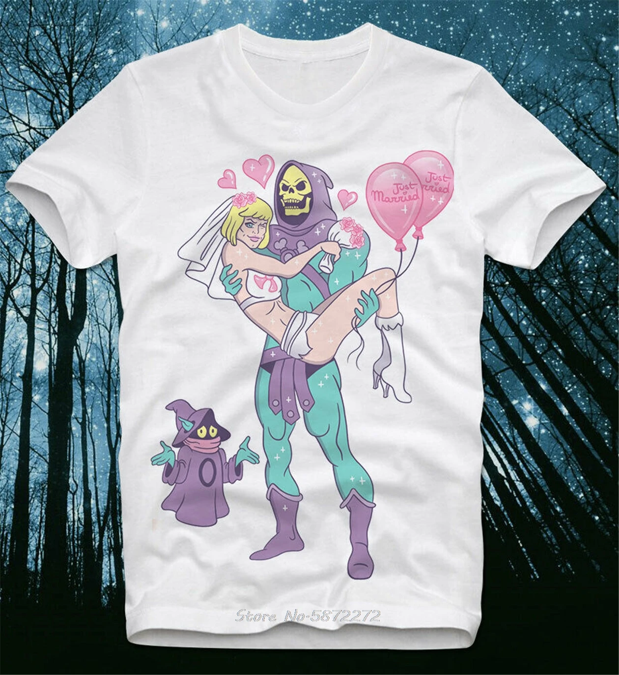 Летняя хлопковая Футболка мастера Вселенной ОН человек HeMan Skeletor зла Lyn Grayskull