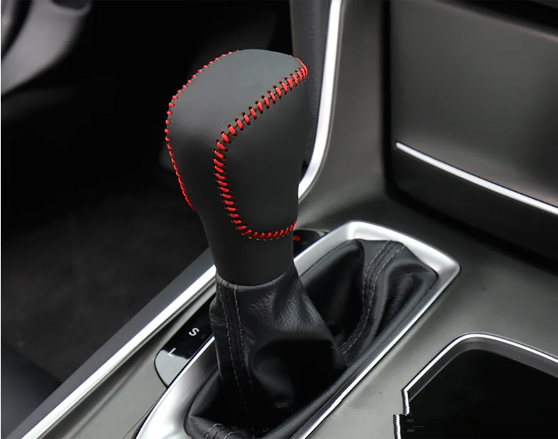 

Leather Car Gear Shift Collars Case For Honda Accord X 10th 2018 2019 2020 Automatic Gear Head Shift Knob Cover Accessories