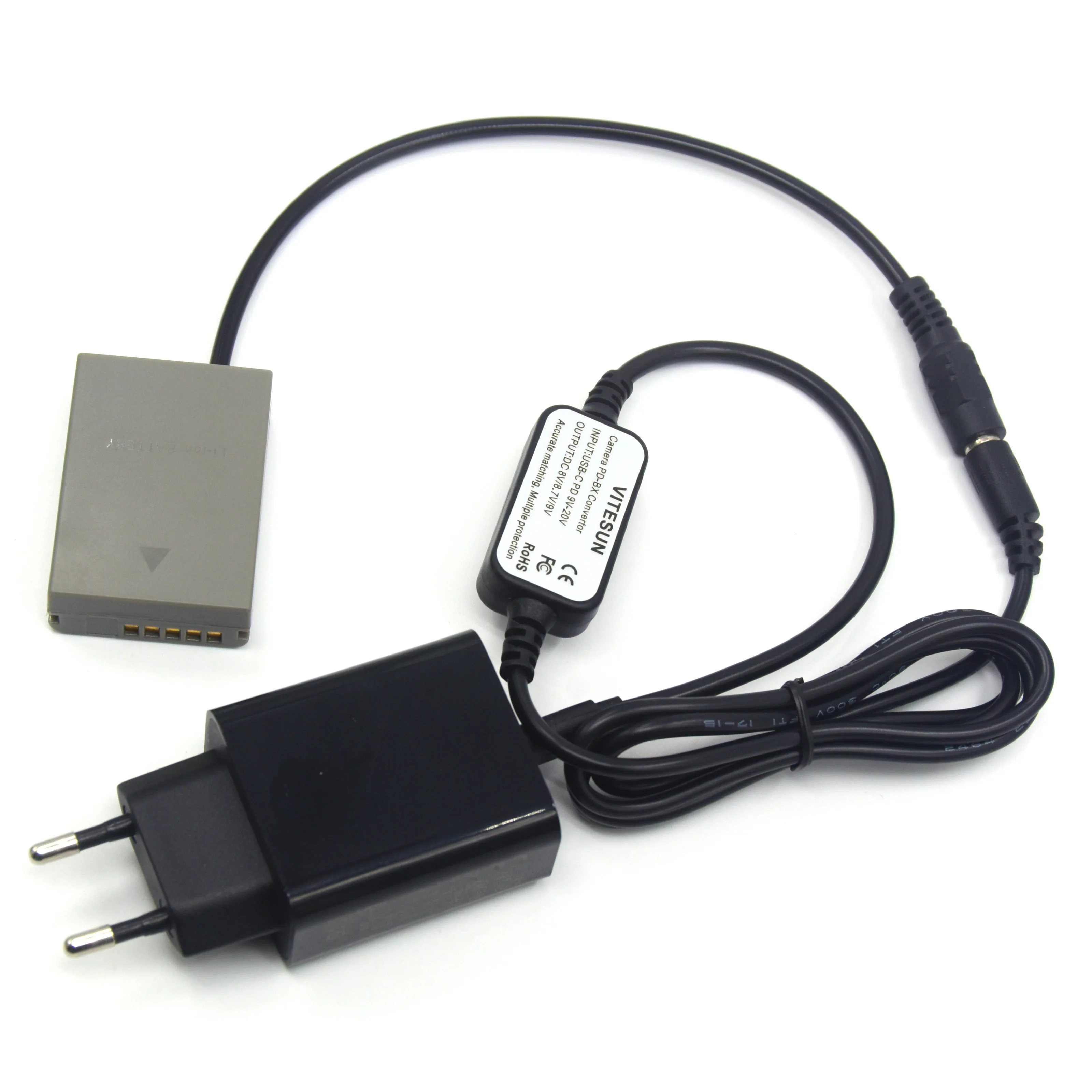 Мобильный Внешний аккумулятор USB Type-C кабель 8V + PS-BLN1 BLN-1 BLN1 DC соединитель зарядное
