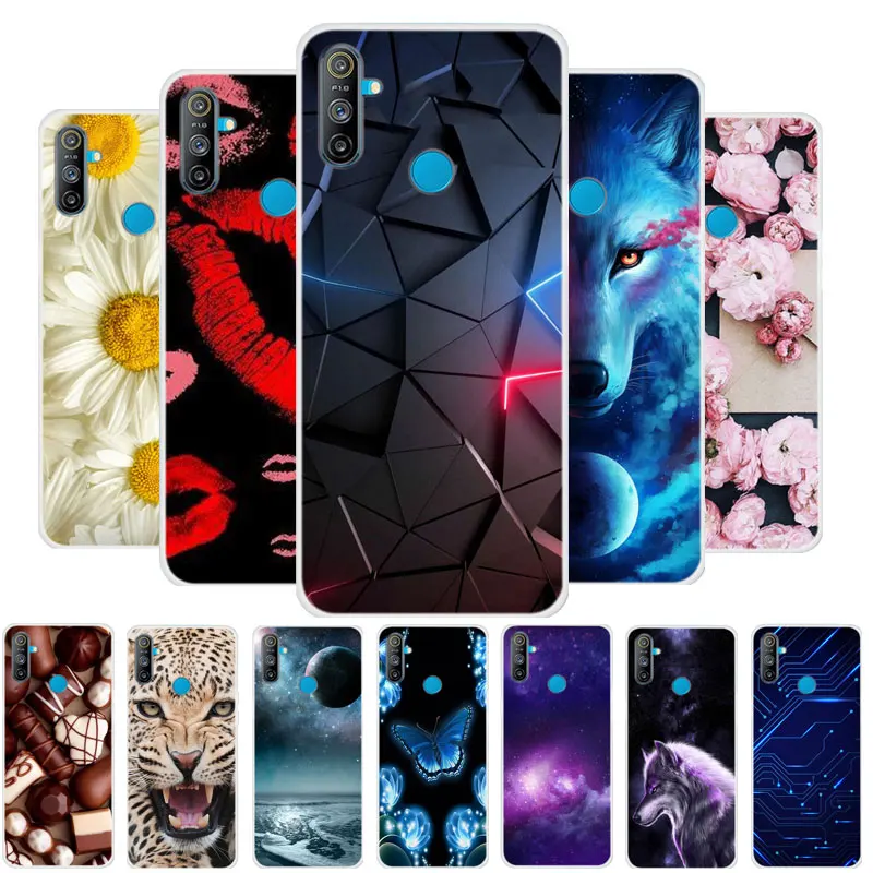 

For OPPO Realme C3 Case RMX2020 Bumper Silicone TPU Soft Phone Cover For OPPO Realme C3 C 3 RealmeC3 Cases Cartoon fundas