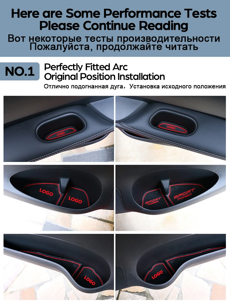 Для Audi A4 B8 2012 2013 A4 8K RS4 S4 S line RS 4 Противоскользящий резиновый слот для ворот коврик подставка аксессуары наклейки для автомобиля