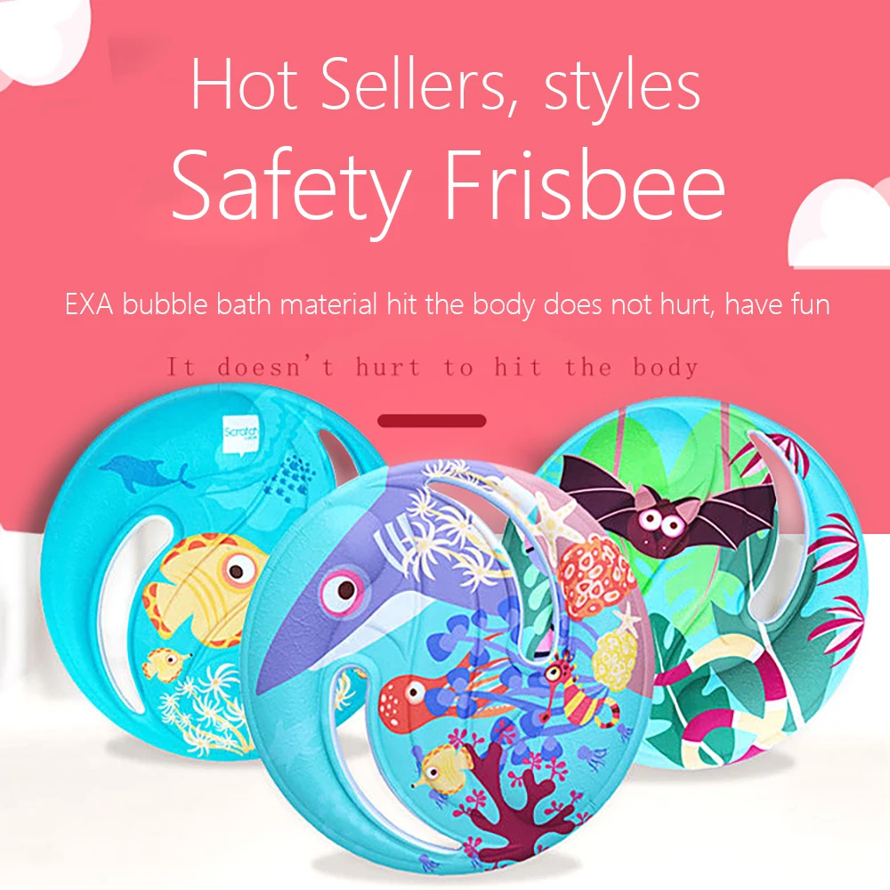 

High Quality Outdoor Training Toy New EVA Colorful Flying Disc Water Sports Interactive Family Activity Beach Outdoor Sports