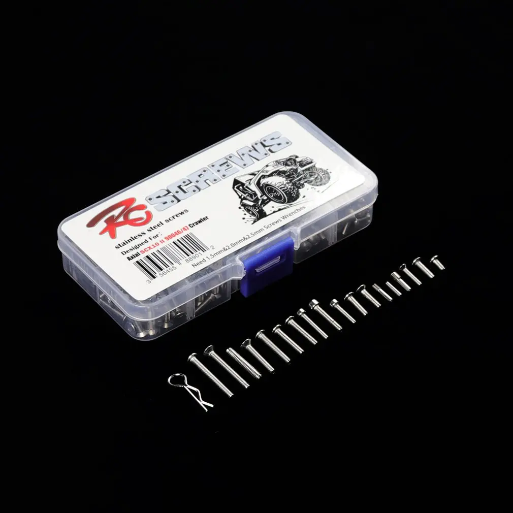Rc автомобиль из нержавеющей стали с шестигранной головкой болт гайка набор M2 M2.5 M3