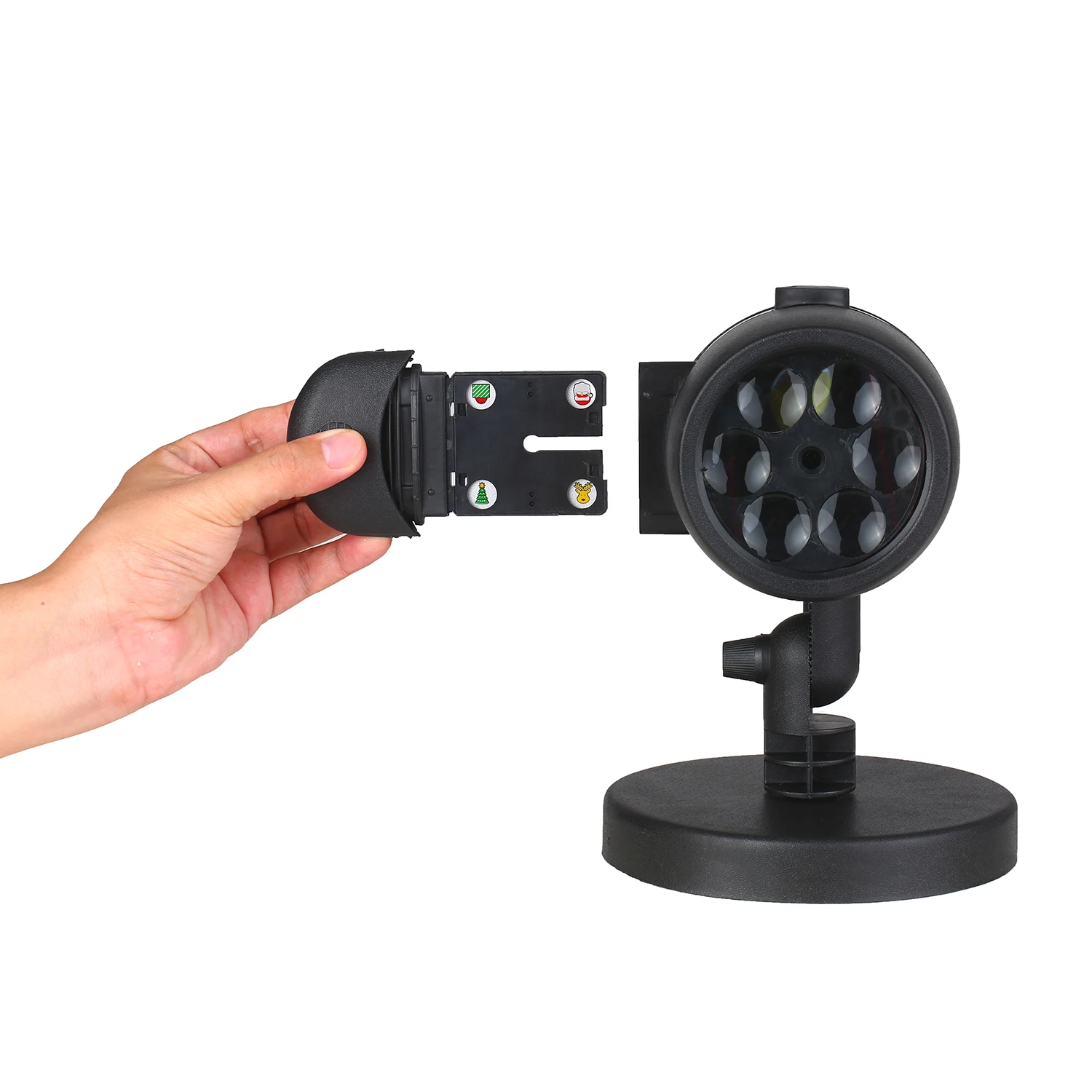 Светодиодный ная проекционная лампа проектор освещения с 12 рисунками слайдов