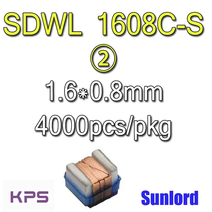 

SDWL 1608C-S ② Wire Wound Chip Ceramic Inductor Bluetooth Wlan 5G AI EMI 3C Phone Video Audio Computer Mobile GSM CDMA PDC