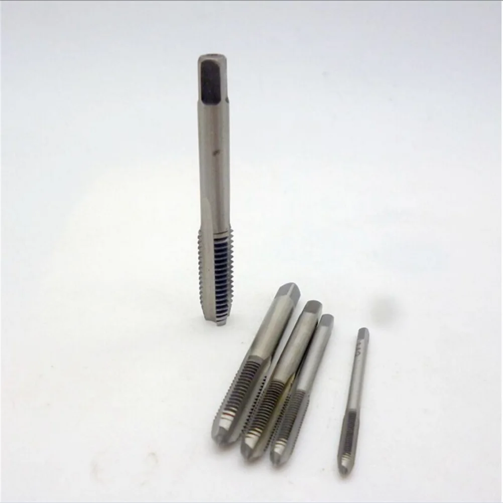 New 5Pcs/Set M3 M4 M5 M6 M8 HSS Machine Straight Fluted Screw Thread Metric Plug Hand Tap Drill Set Tools | Инструменты