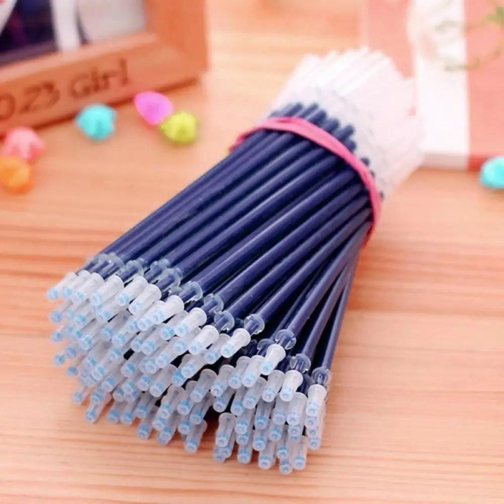 20Pcs Gel Pen Refills Ink Needle Tubing 0.5mm Penpoint canetas Office School Supplies Porous-Point Pens brosse poil animaux