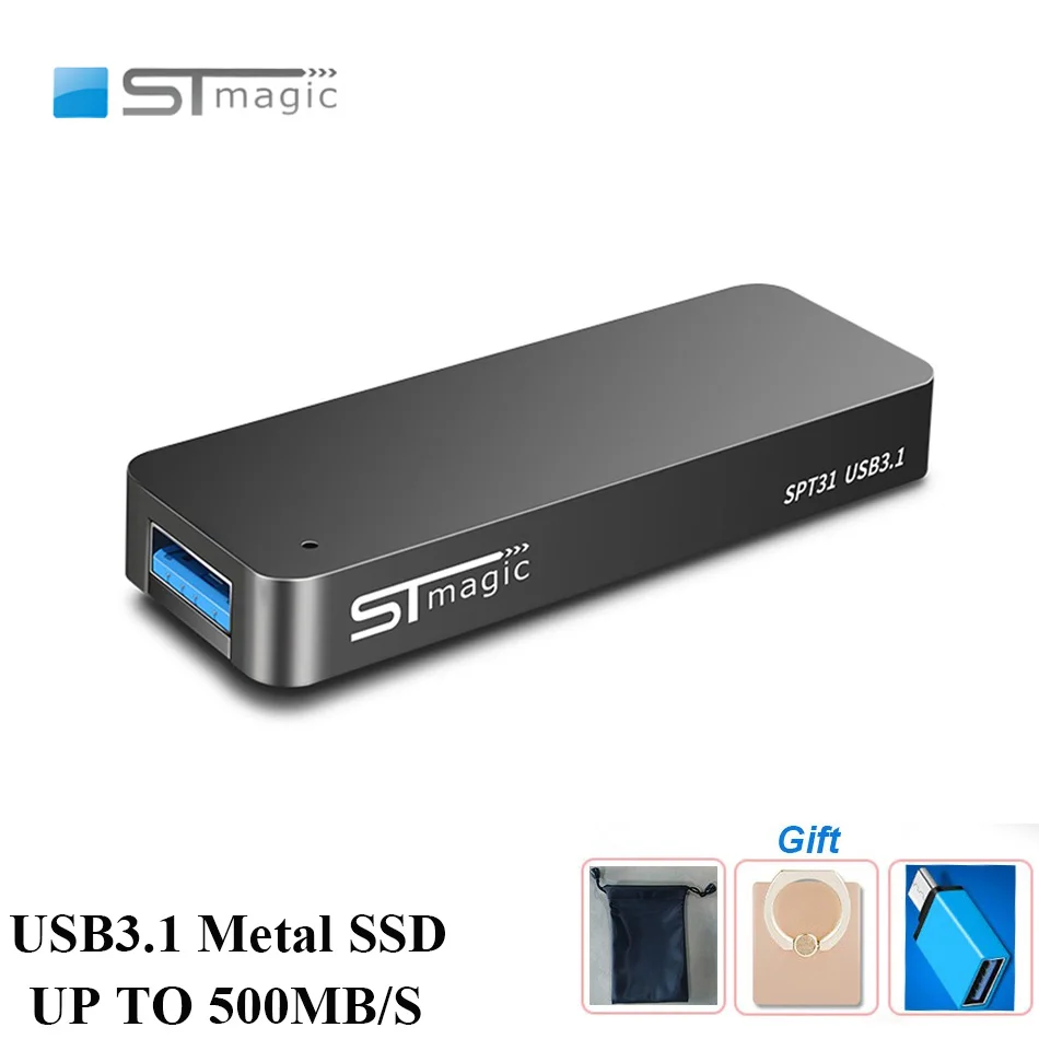 

Металлический портативный внешний жесткий диск STmagic USB 256 SSD ТБ 512 ГБ 128 ГБ