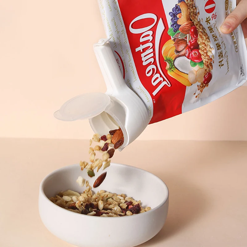 Зажим для хранения свежести закусок пластиковый упаковщик пакетиков чай