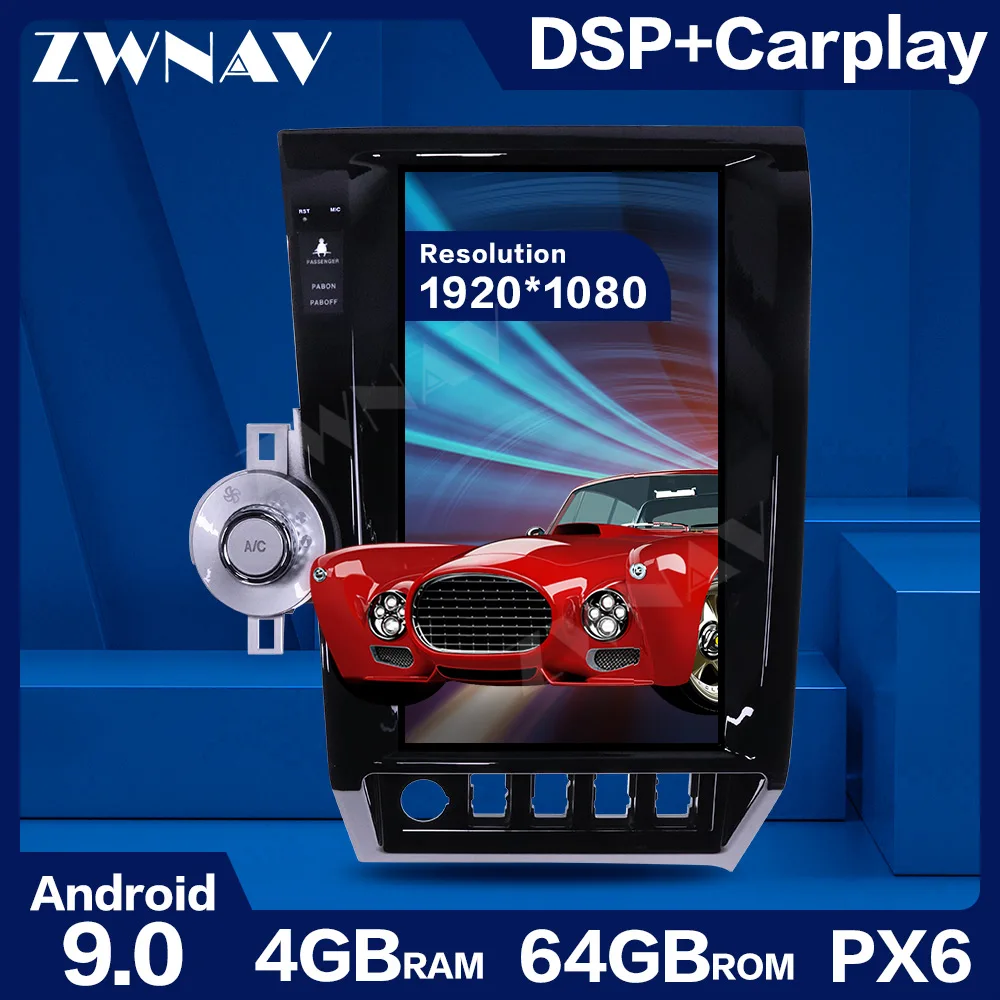 

Tesla Screen Android Multimedia Player For Toyota Tundra Sequoia 2007 2008 2009 2010 2011 2012 2013 GPS Audio Radio Stereo Unit
