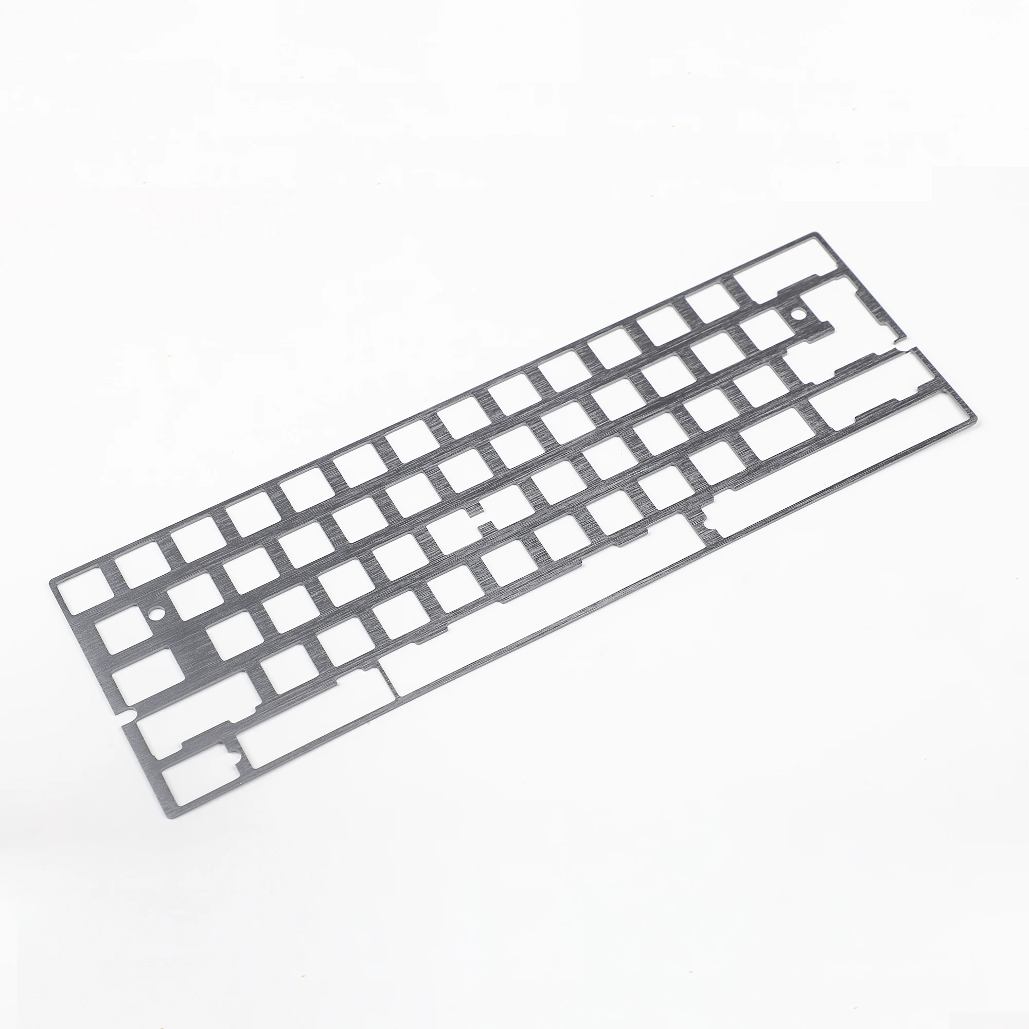 60% 61 64 Minila Universal Aluminum Brass Steel Positioning Board Plate For DZ60 GH60 XD64 Bface YD64MQ DIY Mechanical Keyboard computer keypad