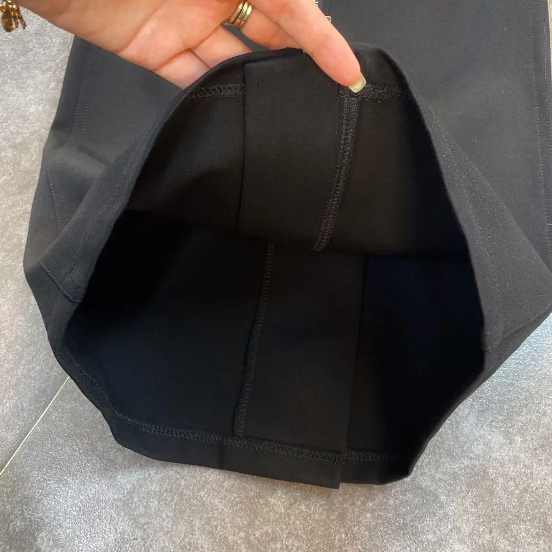 

ZCSMLL Zipper decoration can be split female loose skirts autumn 2021 spring fahsion black women skirt