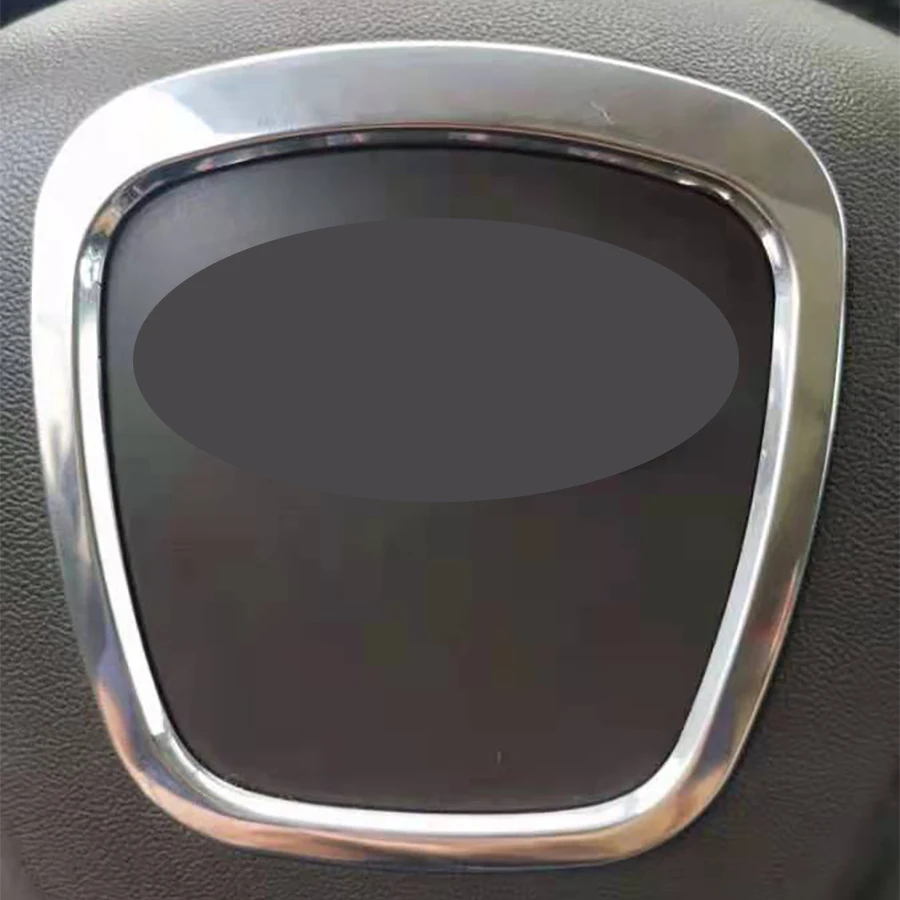 Рамка с логотипом центра рулевого колеса автомобиля эмблема отделка декор для Audi