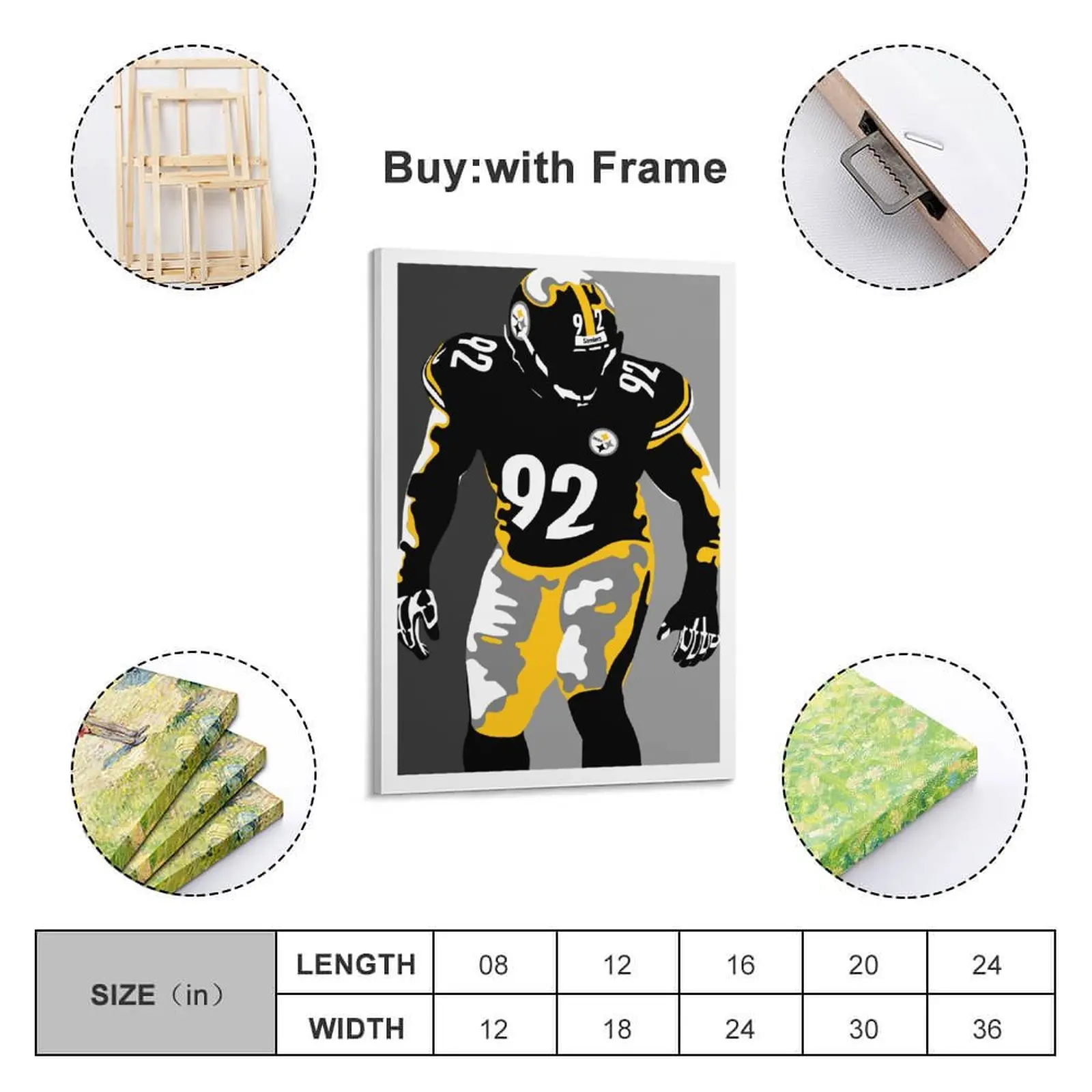 

Decor 92 James Harrison Print Painting Canvas Hang A Picture for Living Room Wall Room Posters With Frame Modern Home