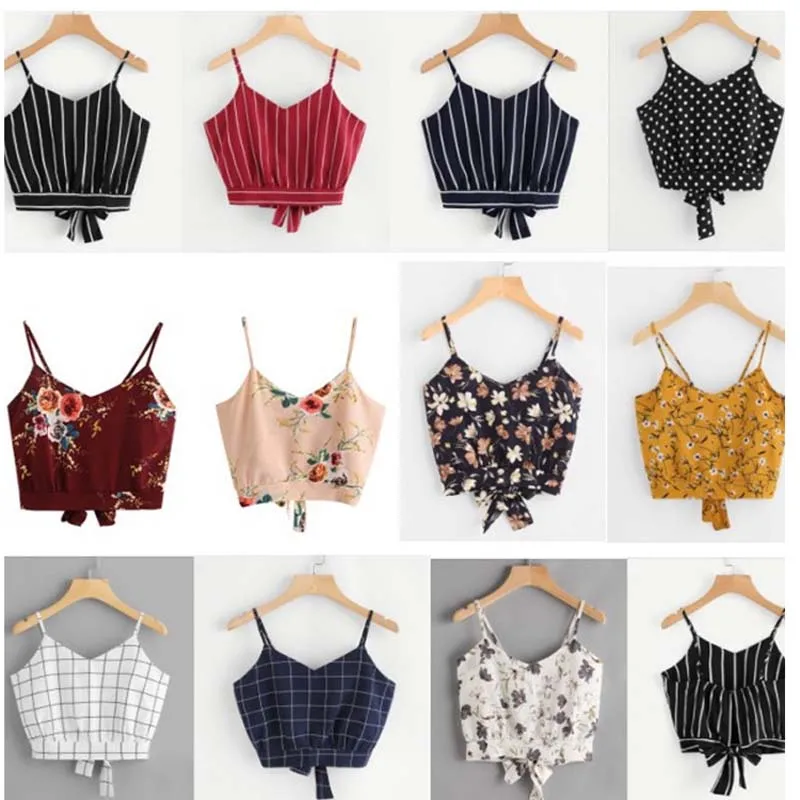 Modis в винтажном стиле Летняя женская жилетка с принтом виде Kawaii клетку полоску