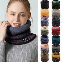 winter warm soft men women scarf thermal fleece neck warmer shawl