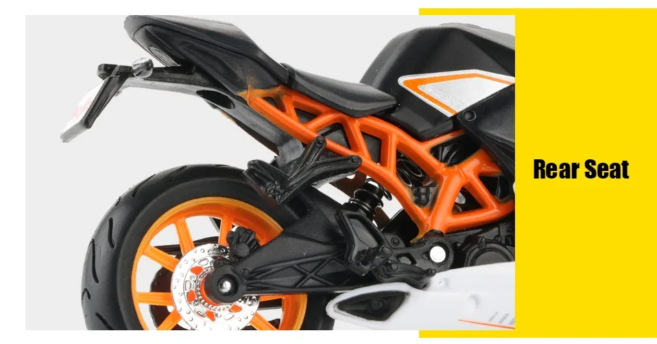 Maisto Сплав 1:18 Модель мотоцикла игрушка Моделирование KTM RC 390 мотоцикл автомобиль спортивный гоночный автомобиль Модель Коллекция игрушек для детей