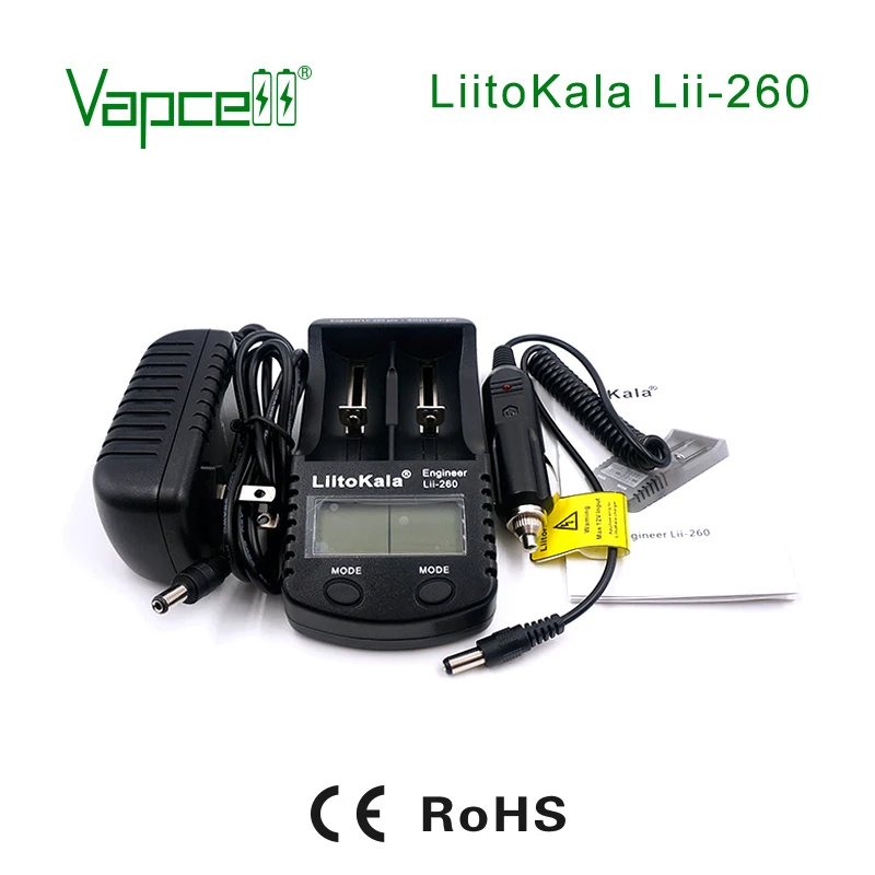 Vapcell зарядное устройство Liitokala Lii-260
