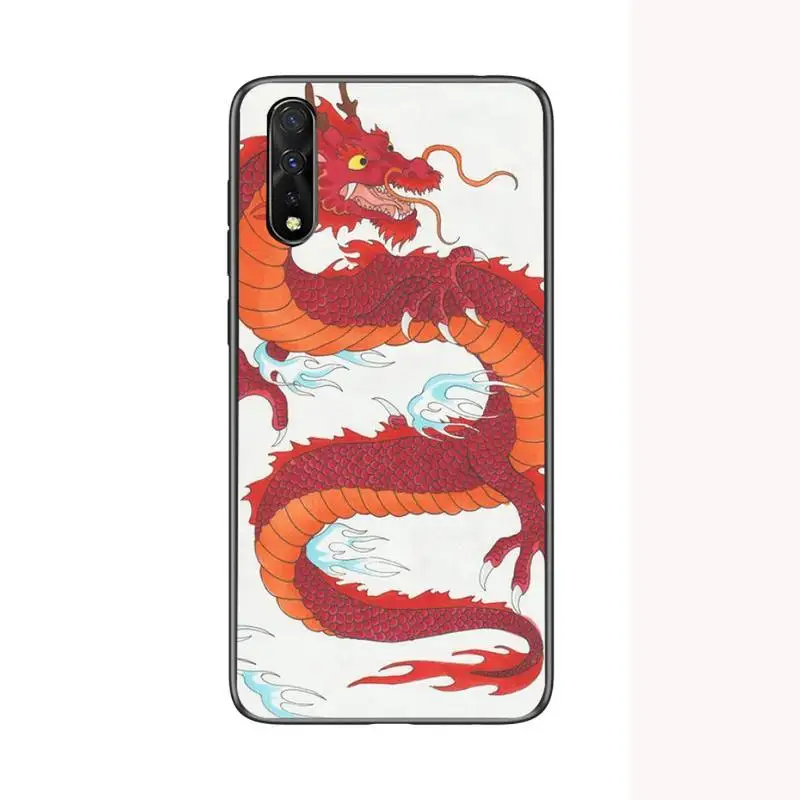 

Oriental Myths Legends Chinese Dragon Totem Phone Case For Redmi 4X 5plus 6 7 8A 9 Note 4 8 T 9 10 pro Cover Fundas Coque