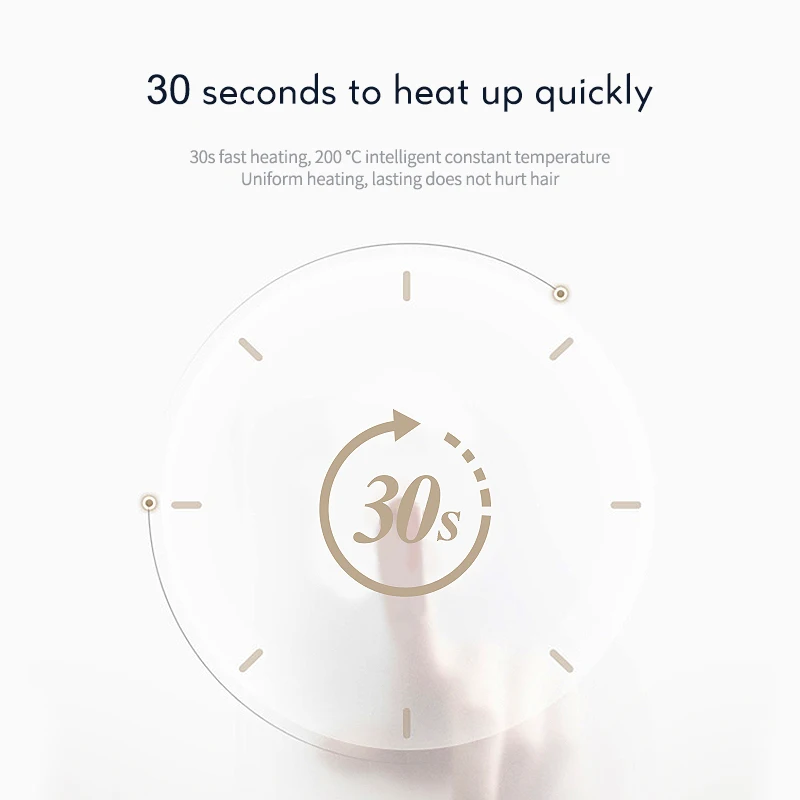 Плойка для завивки волос с турмалиновым керамическим покрытием 40d | Красота и