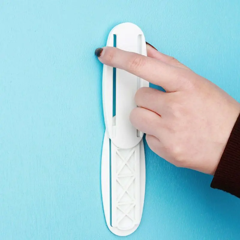 

3PCS White Socket Paste Fixer Patch Panel Holder Wall Hanging Punch Free Installation Plug Fixing Device