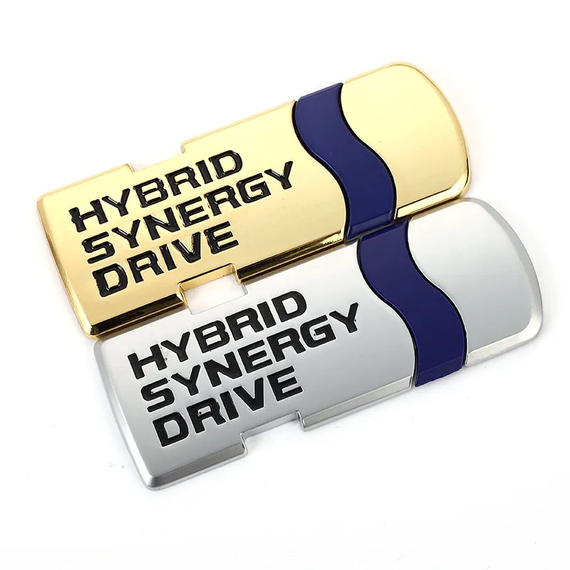 Автомобильный Стикеры эмблема Авто переводная картинка для Toyota Hybrid Synergy Drive