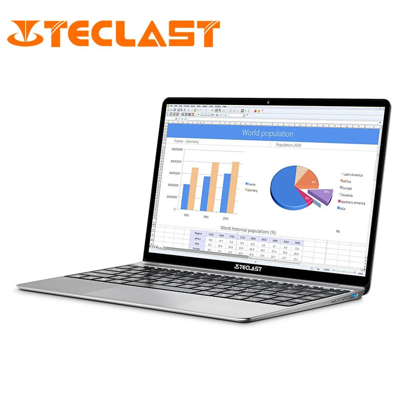 Ноутбук Teclast F7 Plus 8 ГБ ОЗУ 256 ГБ SSDIntel Gemini Lake N4100 четырехъядерный 1,1 ГГц 14,0 дюймов Windows 10 OS ноутбук Домашняя версия