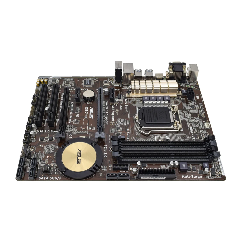 Asus Z97-K Desktop Intel Z97 материнская плата LGA 1150 DDR3 ОЗУ 32 ГБ USB3.0 поддержка Core i3 i5 i7