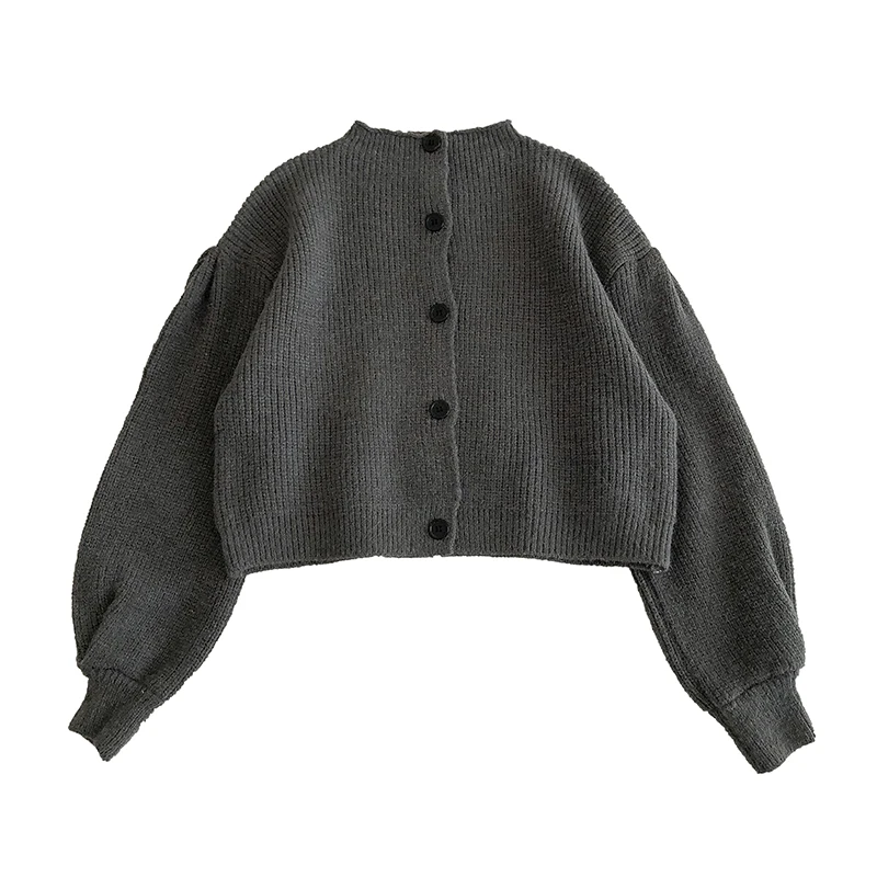 

Retro Turtleneck Single-Breasted Sweater Women's cardigans 2020 Autumn New Korean Loose Long-Sleeved knit Cardigans Fashion Full