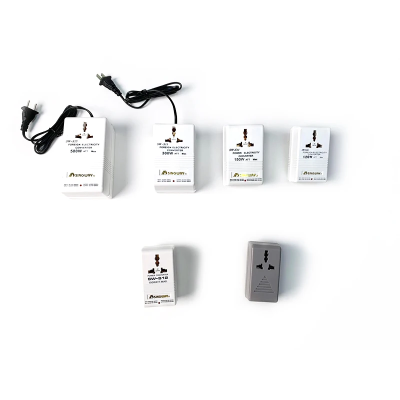 power voltage converter adapter 500w adjustable 220v to 110v 110v to 220v power adapter socket ac us transformers converter free global shipping