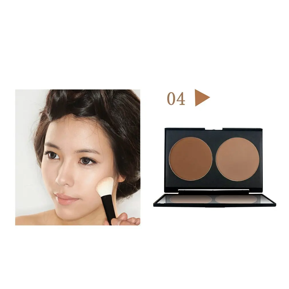 V лицо двойной Румяна матовая помада модифицированный контур повышение цвета два