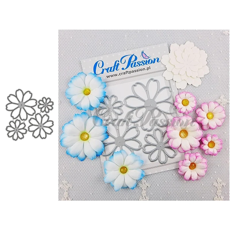 

Flower Metal Cutting Dies for Scrapbooking Handmade Tools Mold Cut Stencil New 2021 DIY Card Make Mould Model Craft Decoration