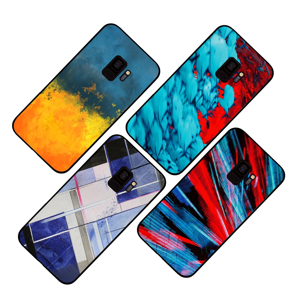 Абстрактная текстура для samsung Galaxy S10 S10E S8 Plus S6 S7 Edge S9 S10e Note 8 9 чехлы телефонов |