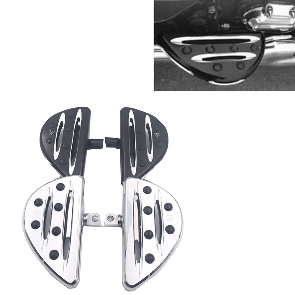 

Универсальный для Harley Dyna Electra Glide FLHR Softail XL883 1200 мотоциклетная черная CNC подставка для ножек Напольная доска