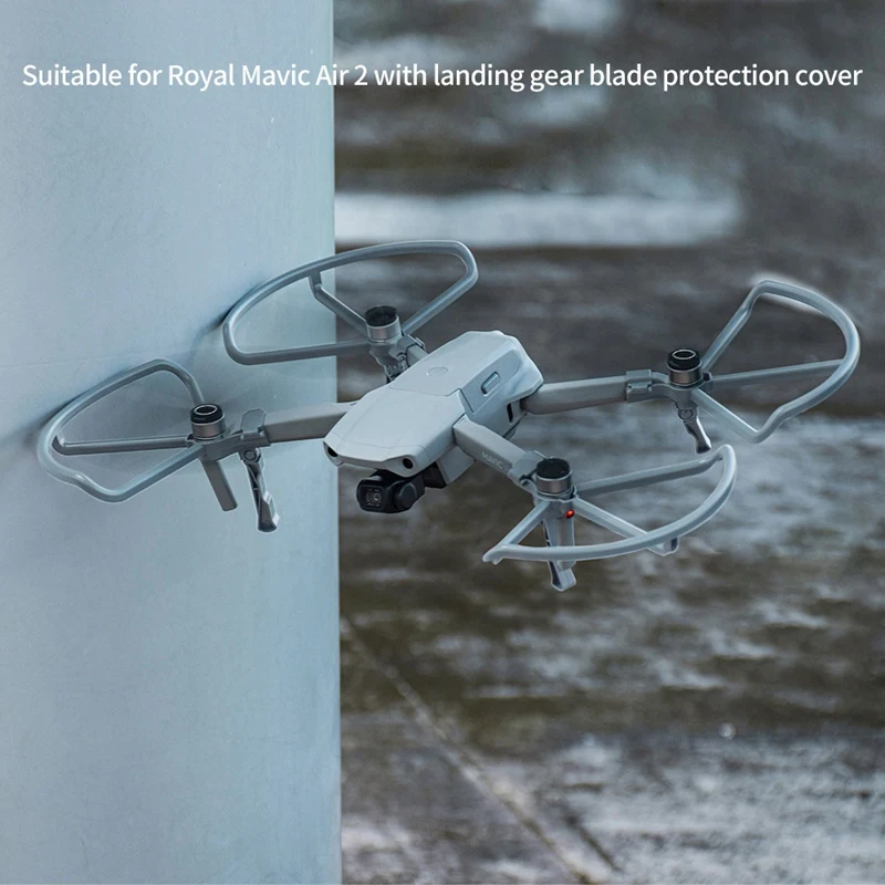 4 шт./компл. Защитная крышка с лезвием шасси для DJI Mavic Air 2|Посадочные шасси| |