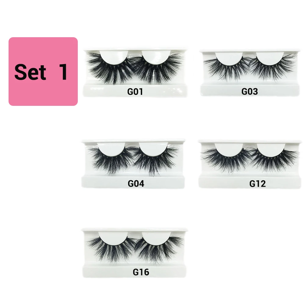 Норковые ресницы 6D 25 мм объемные Драматические Длинные Накладные упаковочная