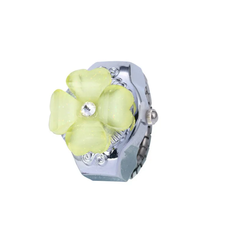 Часы с кольцом Chao Ms. Mini новые модные повседневные женские кольца часы цветущими
