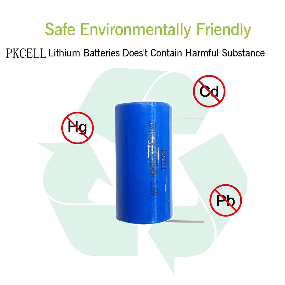 6 шт. встроенная литиевая батарея 3 В ER 17335 ER17335 2/3A | Электроника