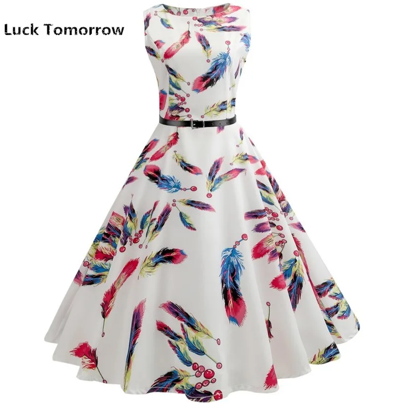 Женский сарафан с завышенной талией белое винтажное платье в стиле ретро